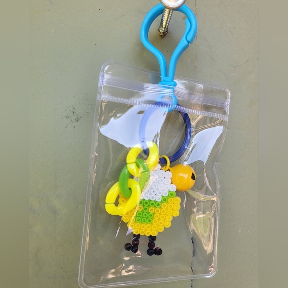 Handmade QSMP Perler Bead Eggs Keychain, Backpack Charm - Picture 14 of 14